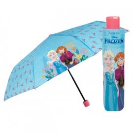 PERLETTI - Umbrelă pliabilă pentru fete Disney Frozen Blue, 50256