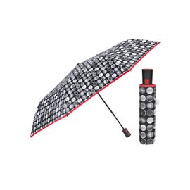 PERLETTI - Time, umbrelă pliabilă pentru femei Bianco/Nero, 26369