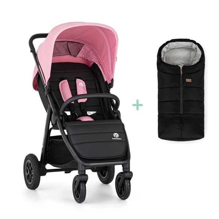 PETITE&MARS - Carucior sport Airwalk Rose Pink + sac de picioare Jibot GRATUIT