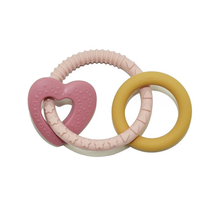 PETITE&MARS - Teether silicon Love 0m+