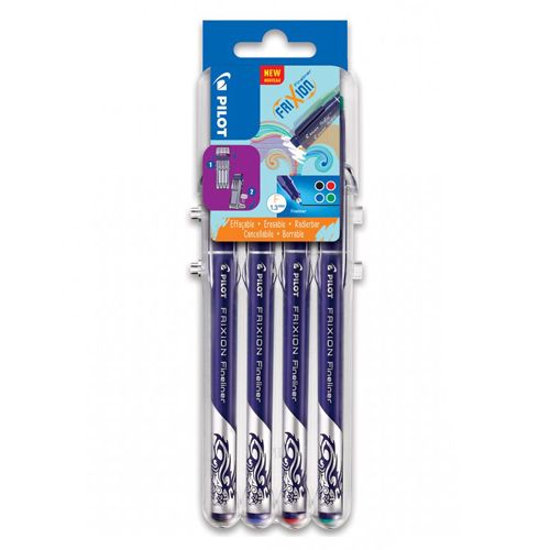 PILOT - Pilot Frixion Fineliner Basic 0,45mm , set de 4 buc