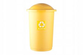 PLAFOR - Coș de gunoi separat 50l galben, 651-01