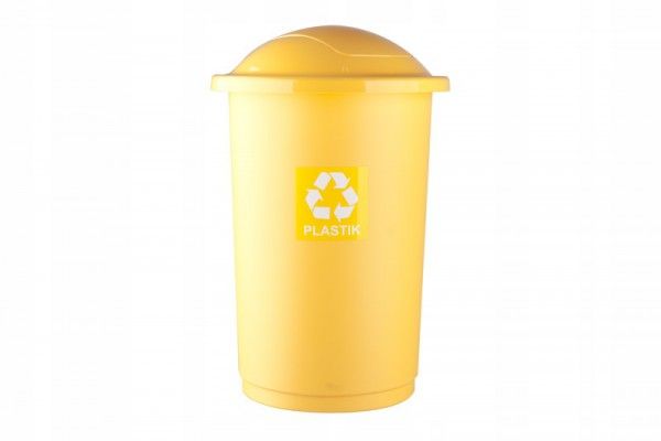 PLAFOR - Coș de gunoi separat 50l galben, 651-01