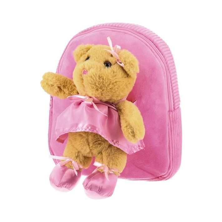 PLAY BAG - Rucsac de pluș pentru copii - Teddy girl