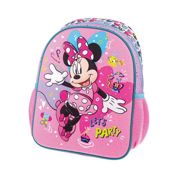 PLAY BAG - Rucsac pentru copii TICO 3D – let's party, Minnie Mouse