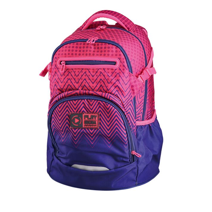 PLAY BAG - Rucsac școlar Apollo 241 Ergo Sunset – roz/violet