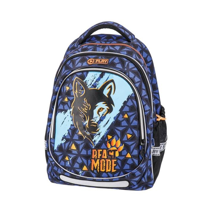 PLAY BAG - Rucsac pentru școală Maxx – Wolf