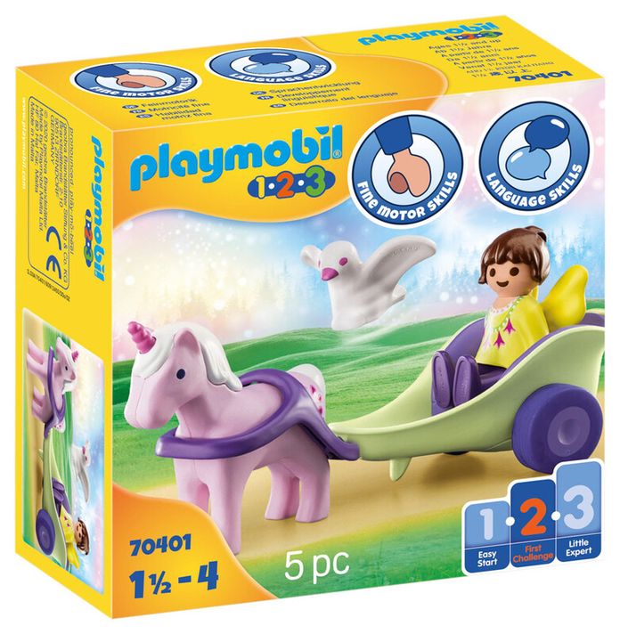 PLAYMOBIL - trăsură cu un unicorn și o zână