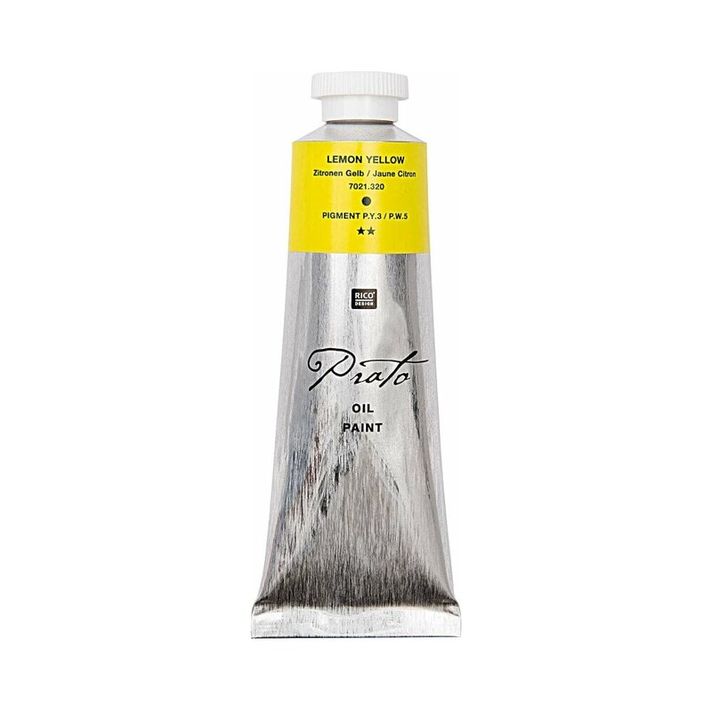 PRATO  - RI vopsea de ulei 60 ml, Lemon Yellow