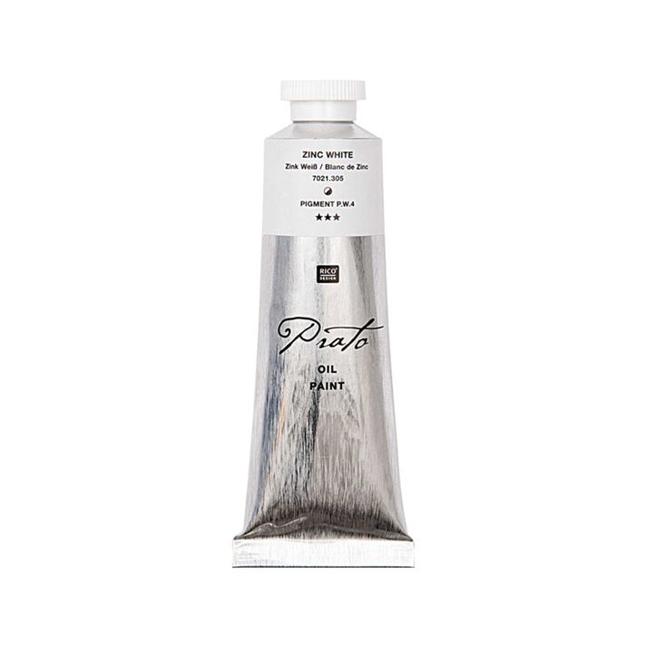 PRATO  - RI vopsea de ulei 60 ml, Zinc White