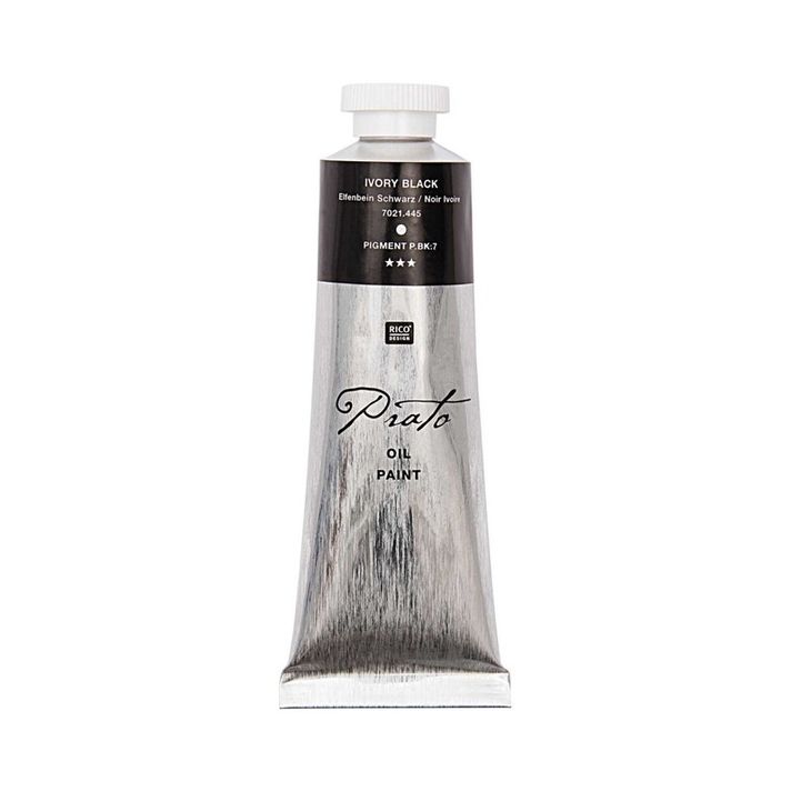 PRATO  - RI vopsea de ulei Prato 60 ml, Ivory Black