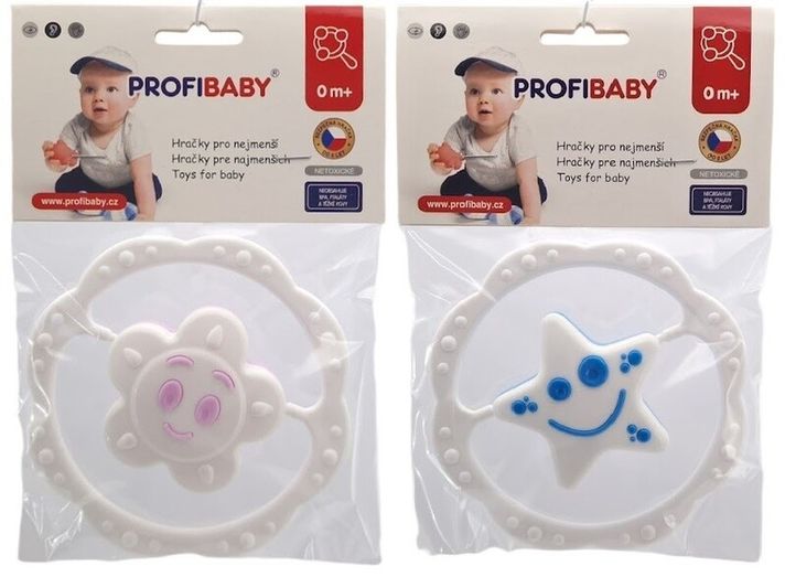 PROFIBABY - Steluță de mare în formă de cerc cu clopoței, soare 12cm, Mix de produse