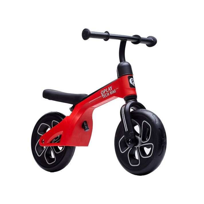 QPLAY - Bicicleta fara pedale Tech Red, 2-4 ani, pana la 30 kg