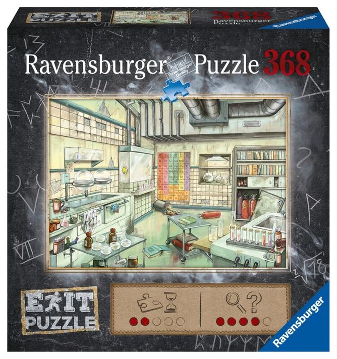 RAVENSBURGER - Puzzle de ieșire: Laborator 368 piese