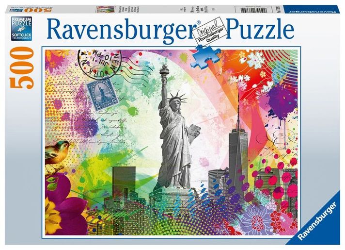RAVENSBURGER - Carte poștală din New York 500 piese
