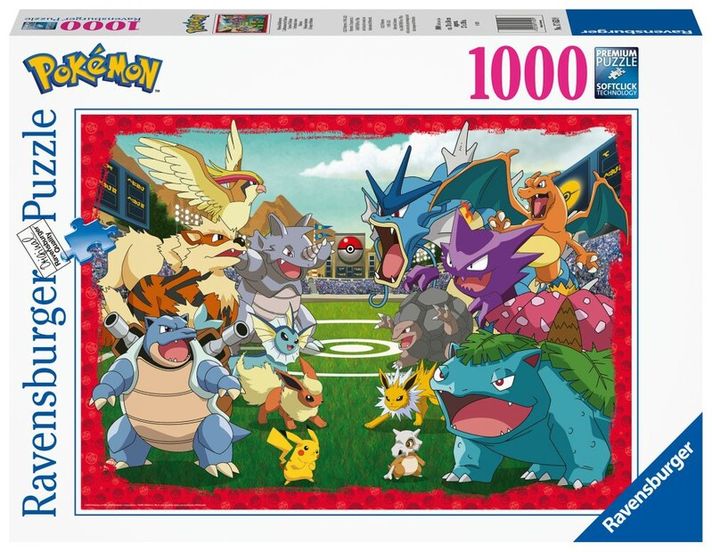 RAVENSBURGER - Pokémon: Raportul de putere 1000 piese