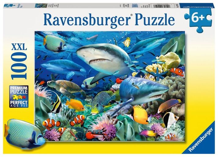 RAVENSBURGER - Recif de rechini 100 piese