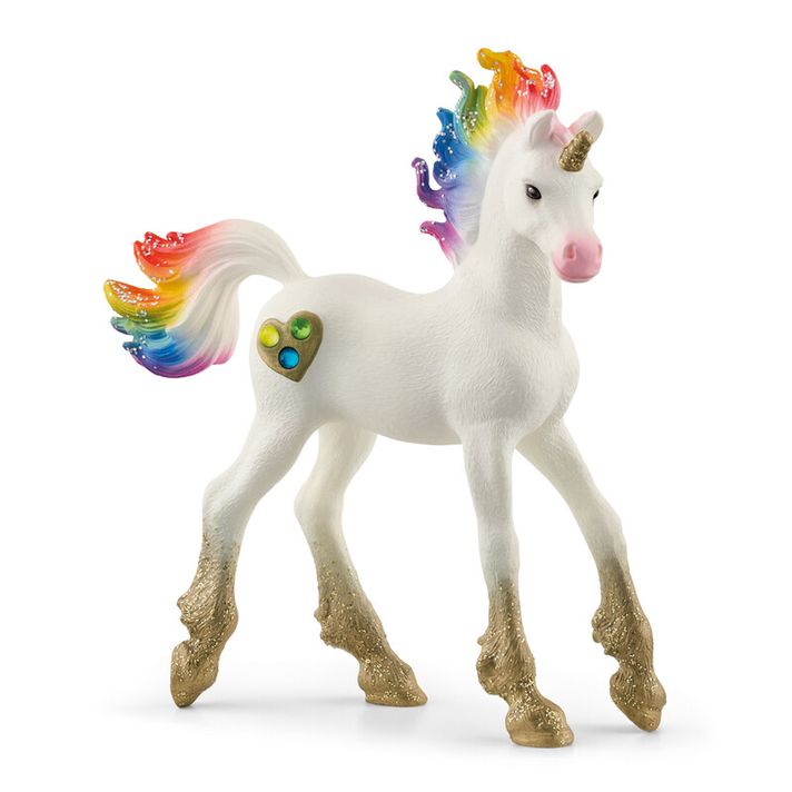 SCHLEICH - Curcubeu inimă de mânz unicorn