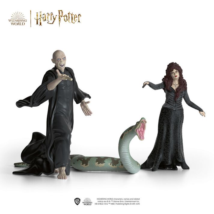 SCHLEICH - Lord Voldemort, Nagini & Bellatrix Lestrange