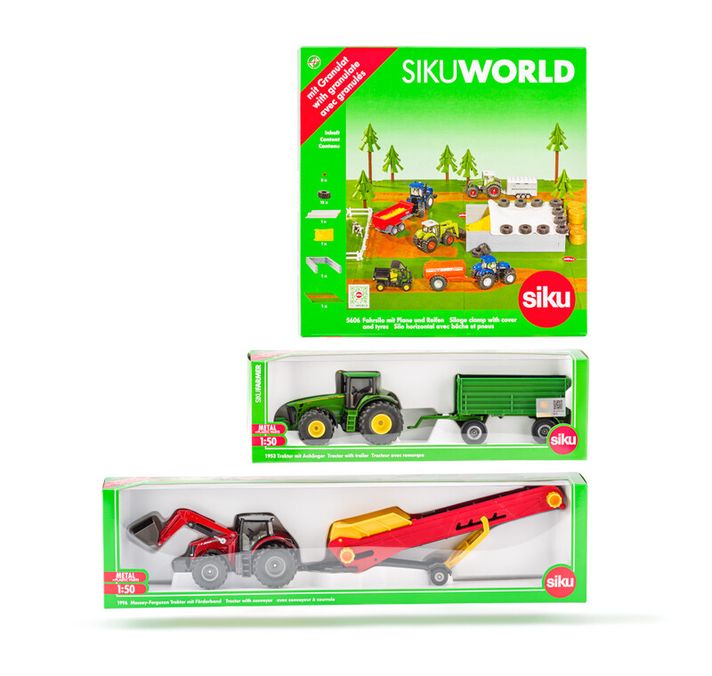 SIKU - Farmer - set de mașini agricole B, 1:50