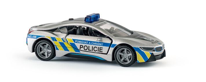 SIKU - Super - Versiunea cehă - Poliție BMW i8 LCI