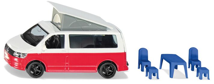 SIKU - Super - VW T6 California cu acoperiș mobil și accesorii