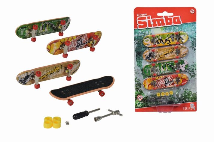 SIMBA - Set skateboard Finger 4 buc