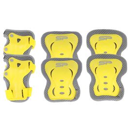 SPOKEY - SHIELD II - Set de 3 bucăți de protecții pentru copii, galben, mărimea M