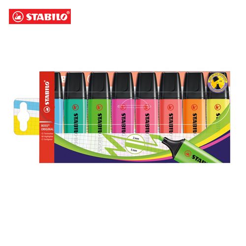 STABILO - Evidențiator BOSS - set de 8buc