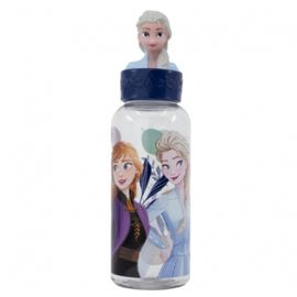 STOR - Sticlă de plastic 3D cu figurină Disney Frozen, 560ml, 74854