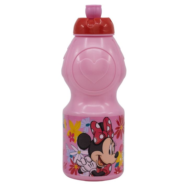 STOR – Sticlă de plastic MINNIE MOUSE, 400ml, 74432