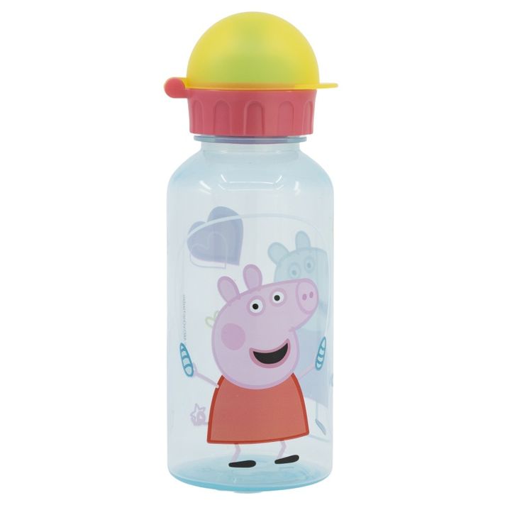 STOR - Sticlă de plastic Peppa Pig, 370ml, 13910