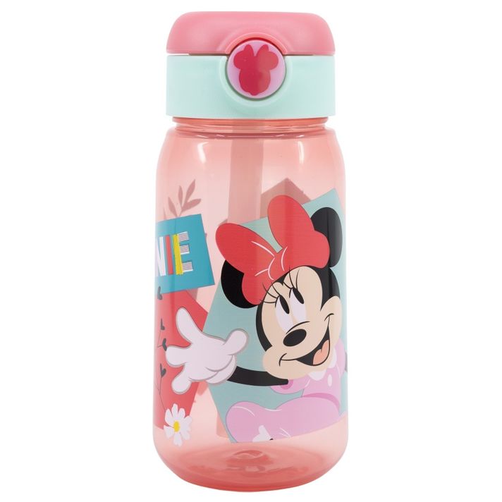 STOR - Sticlă de plastic cu deschidere automată MINNIE MOUSE, 510ml, 74442