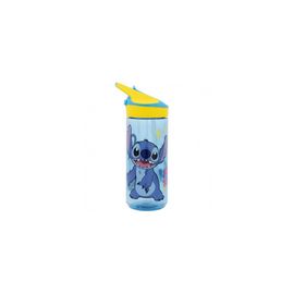 STOR - Sticla de plastic cu paie retractabila Lilo & Stitch, Tritan 620ml, 75097