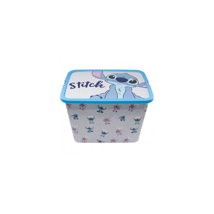 STOR - Cutie de depozitare din plastic Lilo & Stitch, 23L, 02436