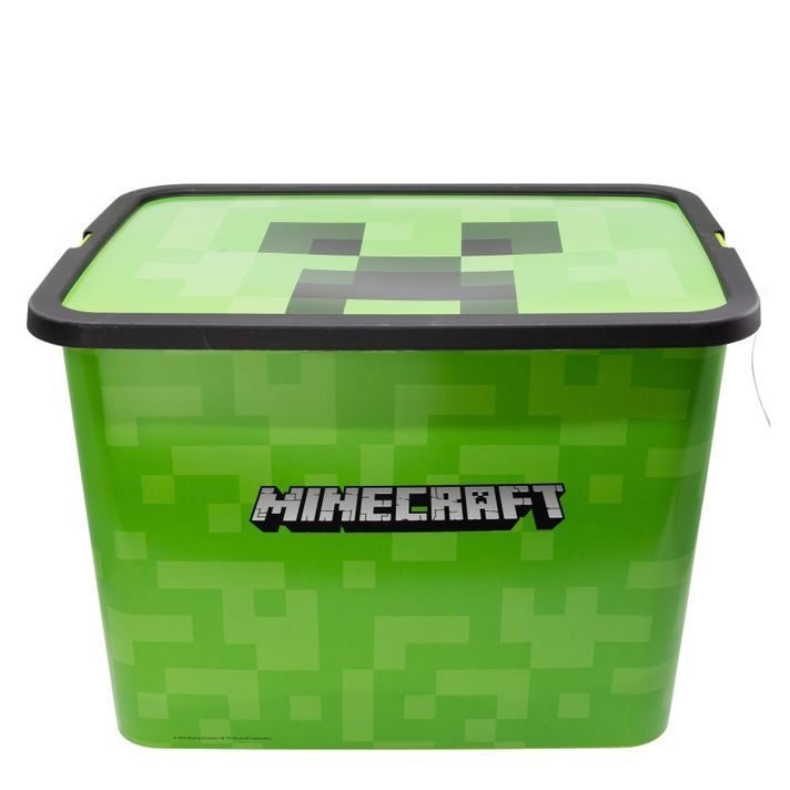 STOR - Cutie de depozitare din plastic MINECRAFT 23L, 04406