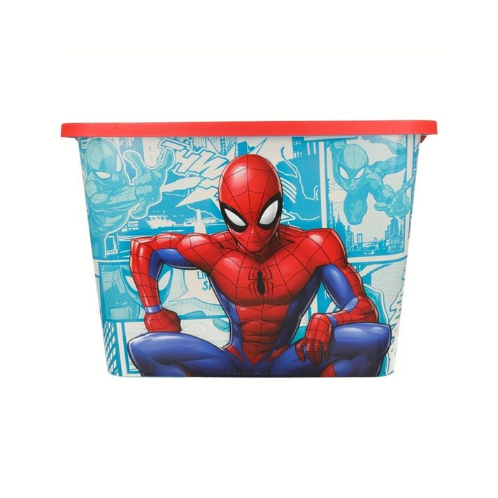STOR - Cutie de depozitare din plastic Spiderman, 23L, 02626