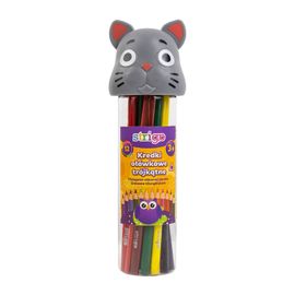 STRIGO - Creioane 12 culori KITTEN Trio