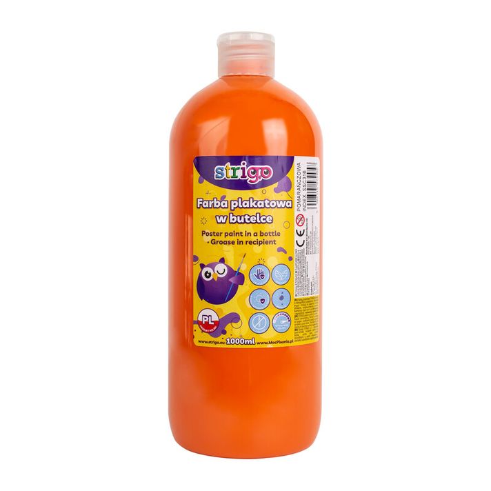 STRIGO - Vopsea tempera 1000ml portocaliu