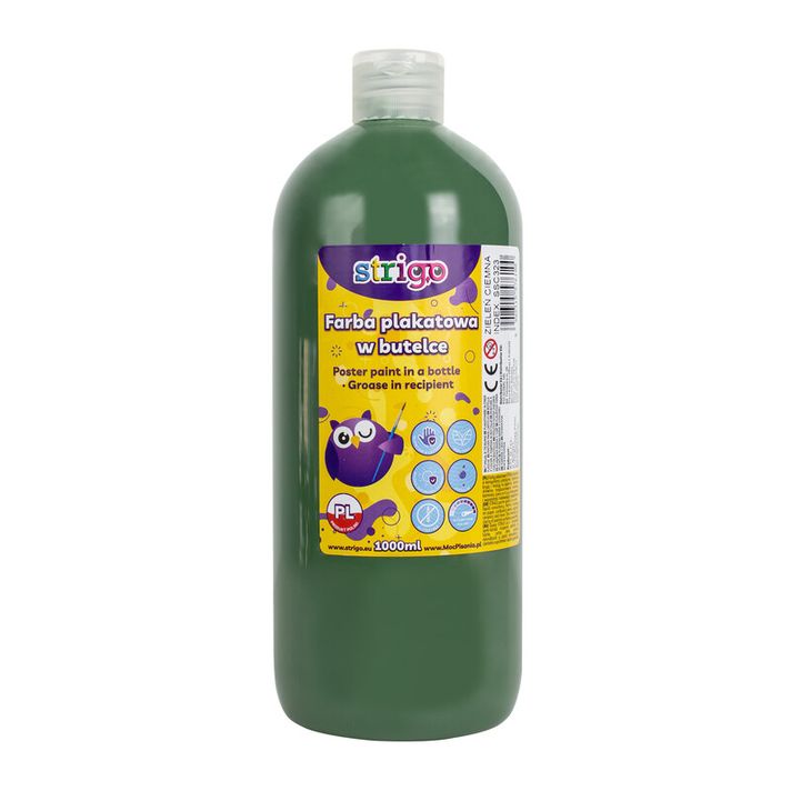 STRIGO - Vopsea tempera 1000ml verde închis