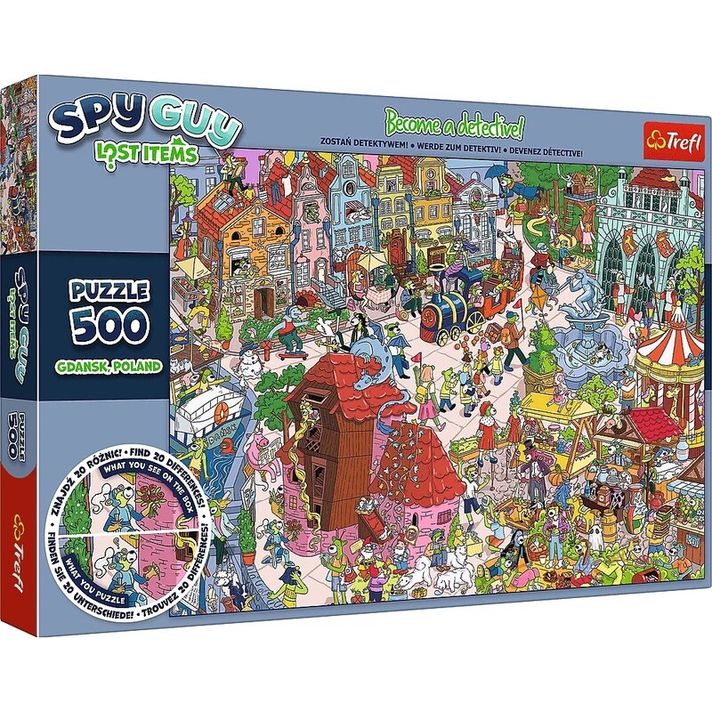 TREFL - Puzzle Colecția Spy Guy Lost: Gdansk 500 de piese