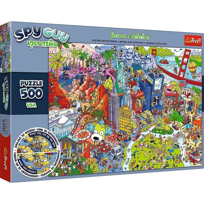 TREFL - Puzzle Colecția Spy Guy Lost: SUA 500 de piese