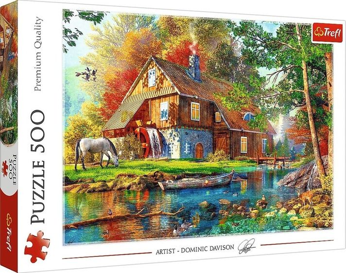 TREFL - Puzzle Mlyn pri rieke 500 de piese.