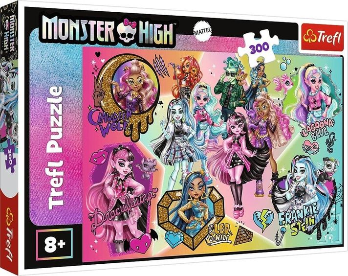 TREFL - Puzzle Monster High: Zombie pe vârful 300 de piese