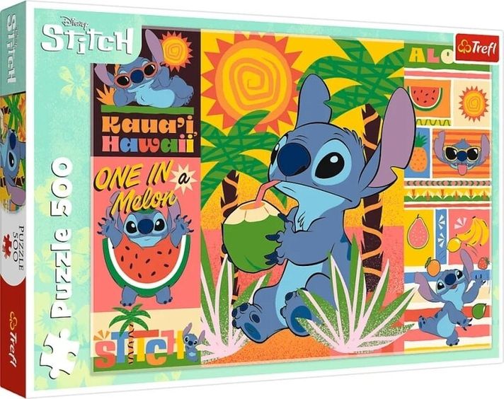 TREFL - Puzzle Vacanțe cu Stitch Lilo și Stitch