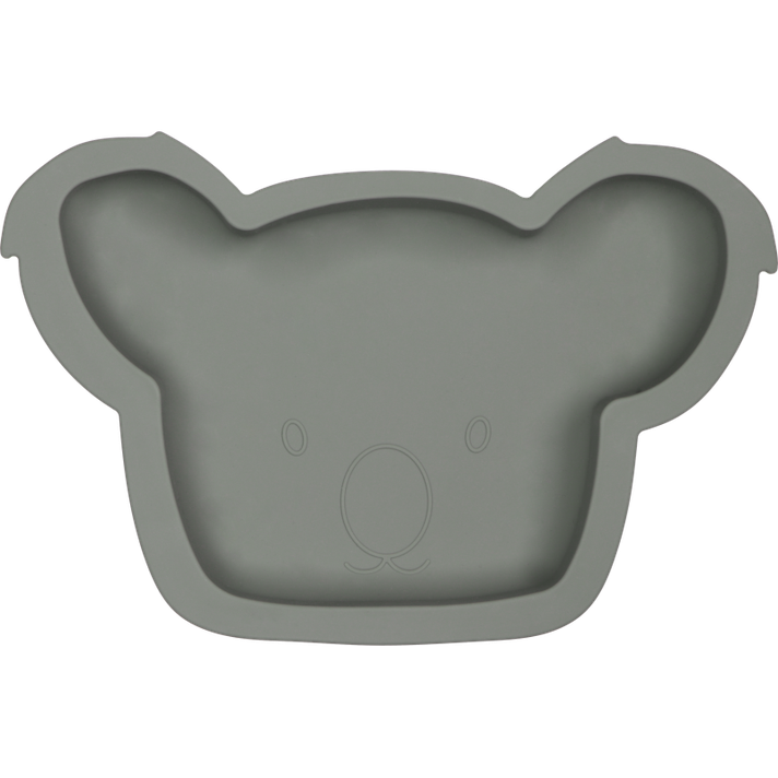 TRYCO - Farfurie silicon Koala, Olive Gray