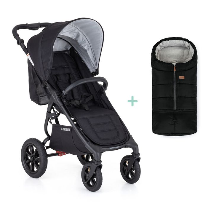 VALCO BABY - Carucior sport Sport Trend 4 Ash Black + sac de picioare Jibot GRATUIT