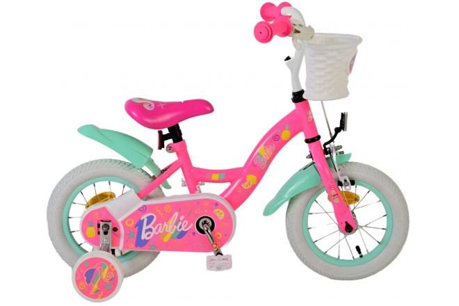 VOLARE - Bicicletă Barbie pentru copii - Fete - 12 inch - Roz