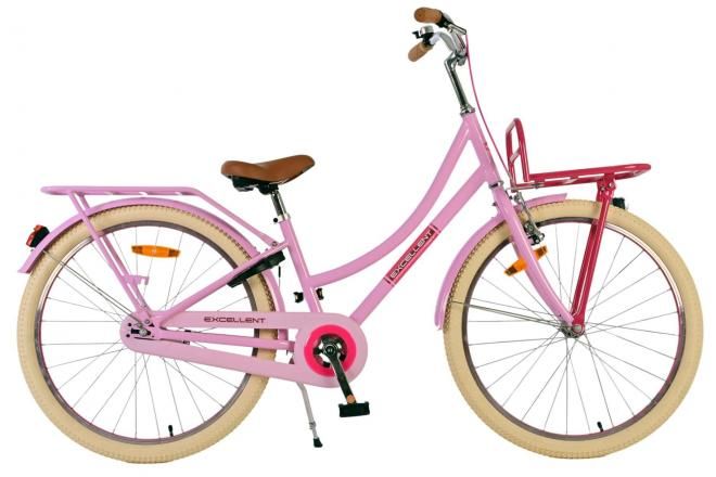 VOLARE - Bicicletă Excellent pentru copii - Fete - 24 inch - Roz