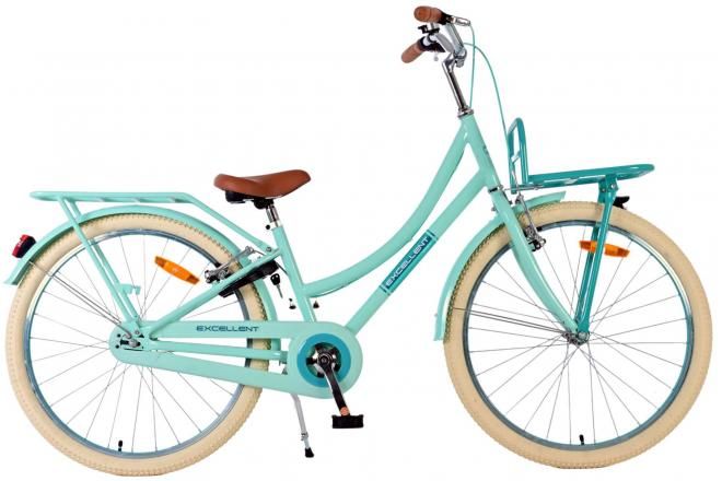 VOLARE - Bicicletă Excellent pentru copii - Fete - 24 inch - Verde - Două frâne de mână